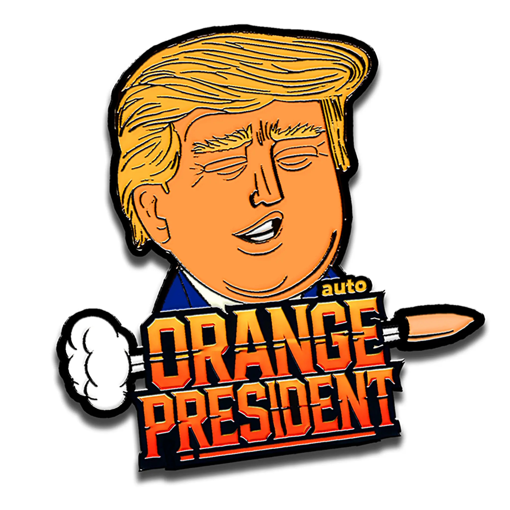 Orange President Auto-3 Stück