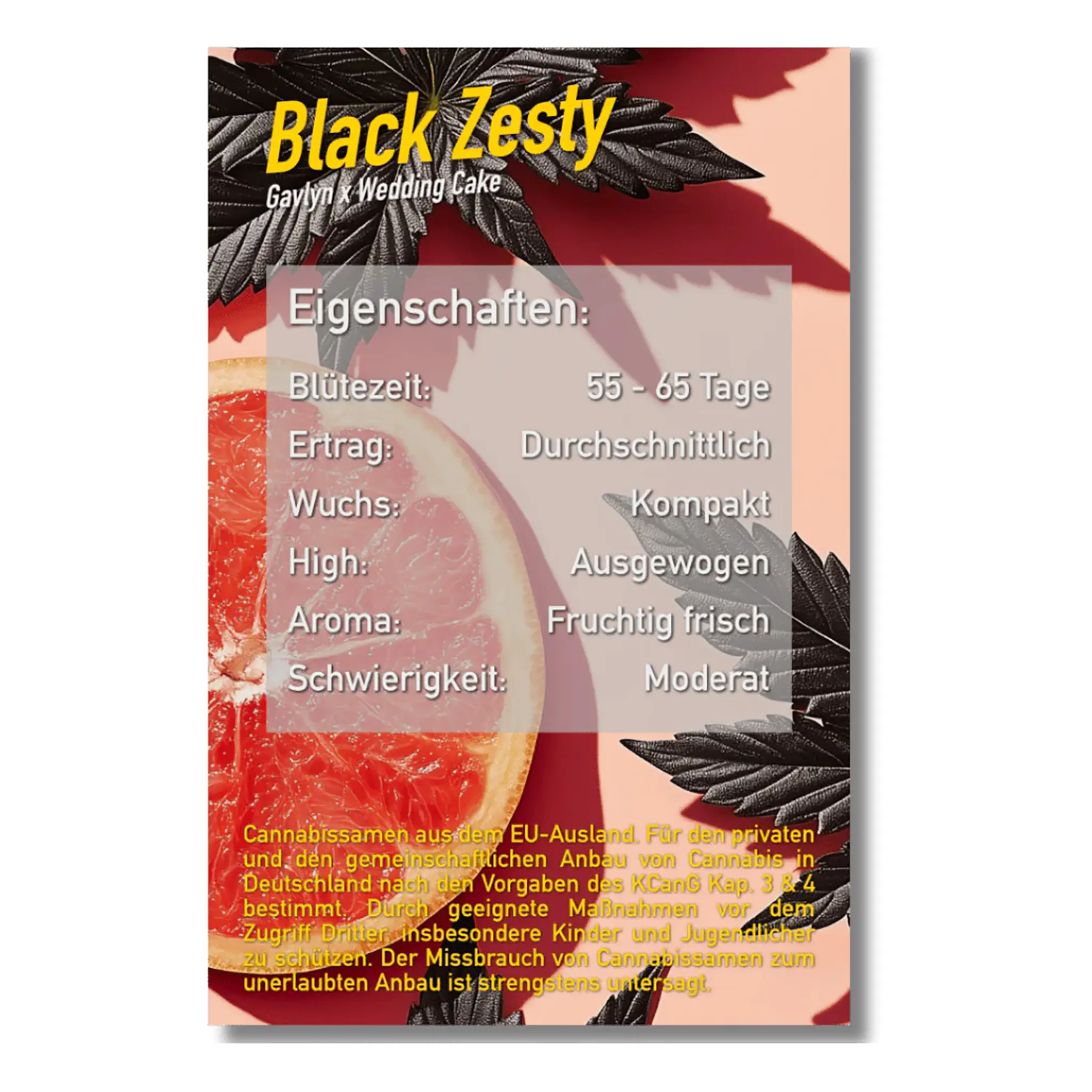 Black Zesty-3 Stück-